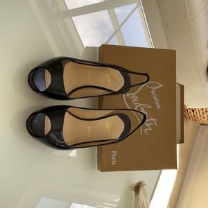 Christian louboutin Black heels size 38